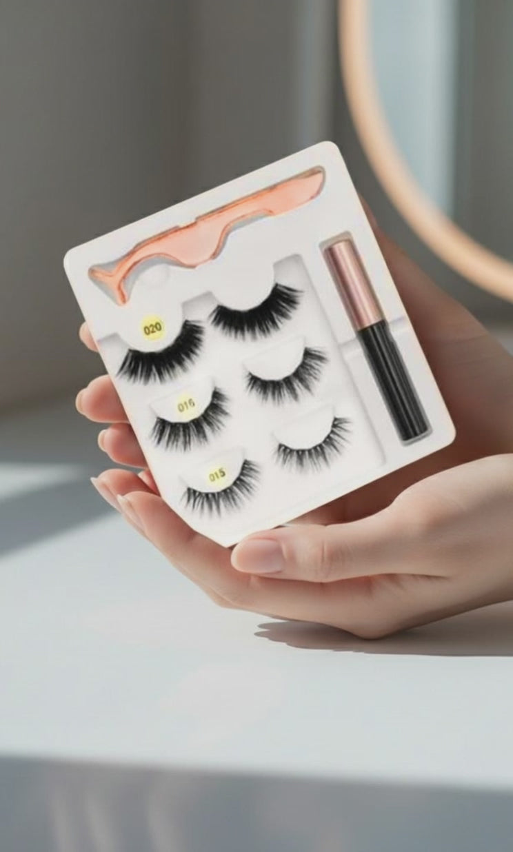 Pestañas Magnéticas reutilizables (Pack 3 pares)